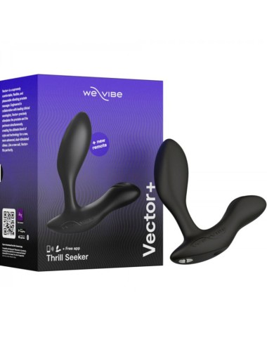 WE-VIBE - MASSAGEADOR DE PRÓSTATA VECTOR+ PRETO