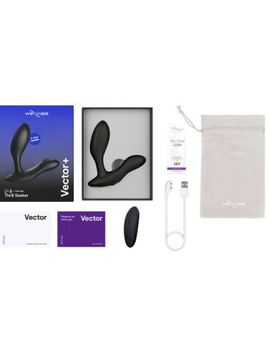 WE-VIBE - MASSAGEADOR DE PRÓSTATA VECTOR+ PRETO