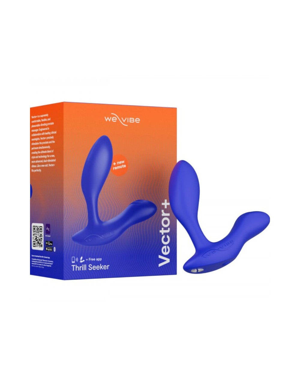 WE-VIBE - MASSAGEADOR DE PRÓSTATA VECTOR+ AZUL WE-VIBE - MASSAGEADOR DE PRÓSTATA VECTOR+ AZUL