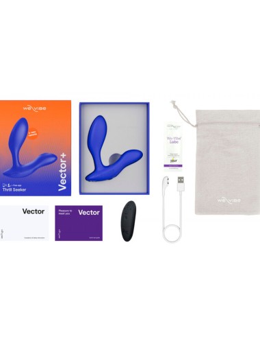 WE-VIBE - MASSAGEADOR DE PRÓSTATA VECTOR+ AZUL