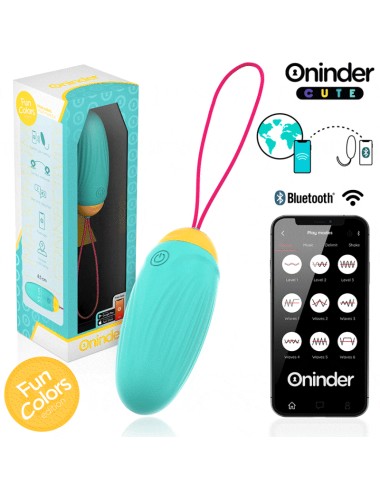 ONINDER CUTE - OVO DE SILICONE VIBRO-GIRATÓRIO LOVE PLEASURE - APLICATIVO MUNDIAL GRATUITO