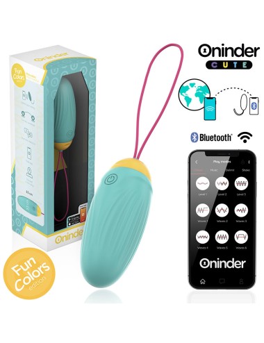 ONINDER CUTE - OVO DE SILICONE VIBRO-GIRATÓRIO LOVE PLEASURE - APLICATIVO MUNDIAL GRATUITO