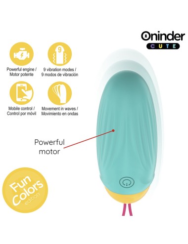 ONINDER CUTE - OVO DE SILICONE VIBRO-GIRATÓRIO LOVE PLEASURE - APLICATIVO MUNDIAL GRATUITO