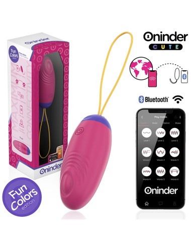 ONINDER CUTE - OVO DE SILICONE COM VIBRO-ONDAS E PRAZER DE AMOR - APLICATIVO MUNDIAL GRATUITO