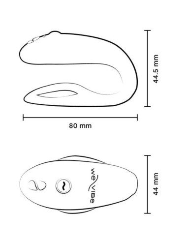 WE-VIBE - SYNC O VIBRADOR FLEXÍVEL CONTROLE REMOTO VERDE ESCURO