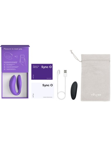 WE-VIBE - SYNC O VIBRADOR FLEXÍVEL CONTROLE REMOTO VIOLETA