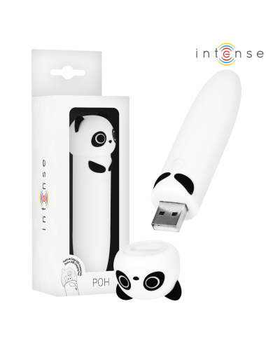 INTENSO - POH PANDA VIBRATING BULLET USB RECARREGÁVEL 10 X 2