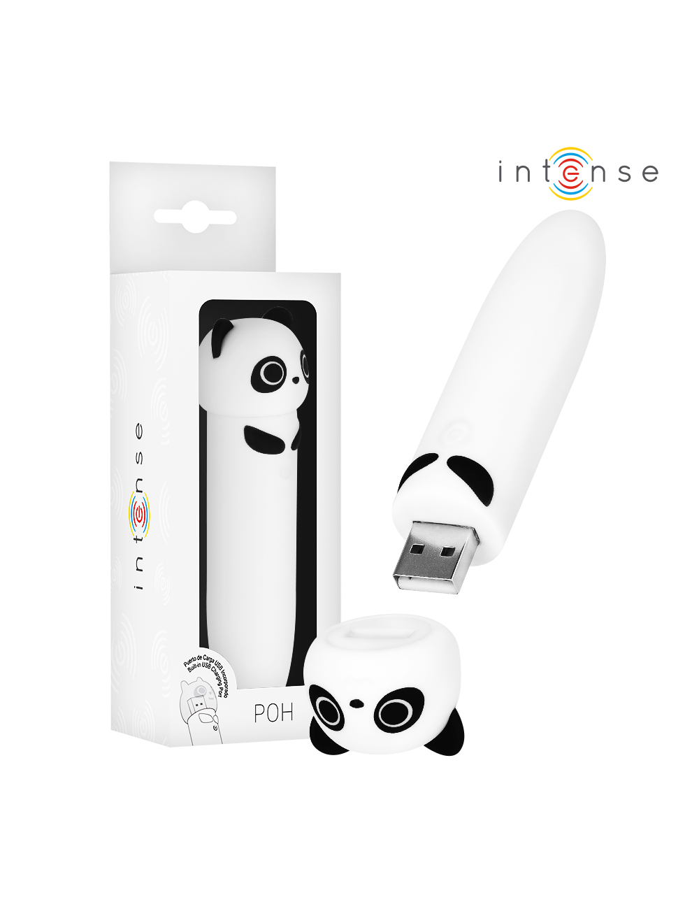 INTENSO - POH PANDA VIBRATING BULLET USB RECARREGÁVEL 10 X 2 INTENSO - POH PANDA VIBRATING BULLET USB RECARREGÁVEL 10 X 2