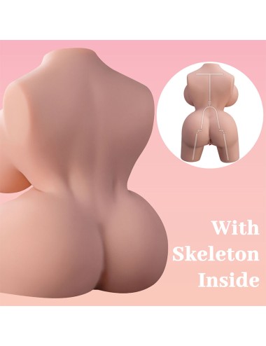XISE - FRIEDA TRONCO FEMININO REALISTA COM VIBRAÇÃO 36 CM