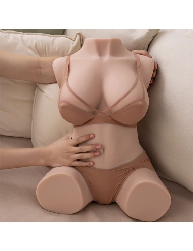 XISE - DANIA THRUSTING TORSO REALISTA COM VIBRAÇÃO FEMININA 52 CM
