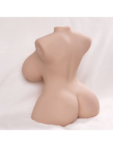 XISE - TORSO REALISTA DE IMPULSO PEQUENO COM VIBRAÇÃO FEMININA 40 CM