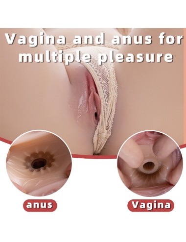 XISE - TORSO REALISTA FEMININO LIMPO COM IMPULSO DE 71 CM