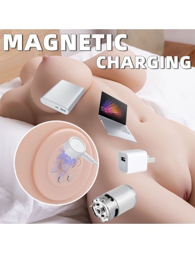 XISE - TORSO REALISTA FEMININO LIMPO COM IMPULSO DE 71 CM