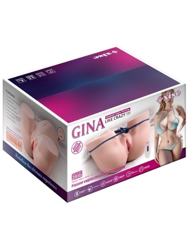 XISE - GINA MULTIPOSIÇÕES REALISTA VAGINA MASTURBADOR COM VIBRAÇÃO E CONTROLE REMOTO