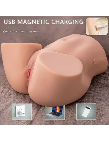 XISE - ETHEL THRUSTING MASTURBADOR VAGINA REALISTA COM VIBRAÇÃO MULTI-POSIÇÕES