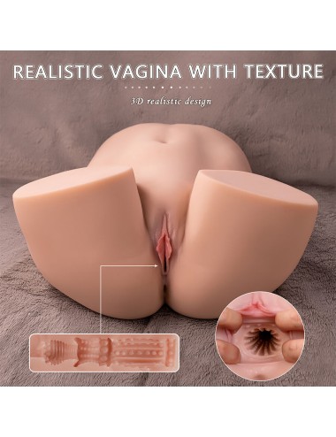 XISE - ETHEL THRUSTING MASTURBADOR VAGINA REALISTA COM VIBRAÇÃO MULTI-POSIÇÕES