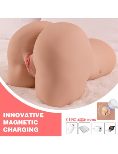 XISE - DANAE THRUSTING MASTUBADOR DE VAGINA REALISTA COM VIBRAÇÃO MULTI-POSIÇÕES