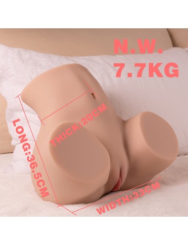 XISE - DANAE THRUSTING MASTUBADOR DE VAGINA REALISTA COM VIBRAÇÃO MULTI-POSIÇÕES