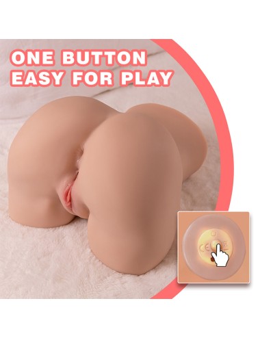XISE - DANAE THRUSTING MASTUBADOR DE VAGINA REALISTA COM VIBRAÇÃO MULTI-POSIÇÕES