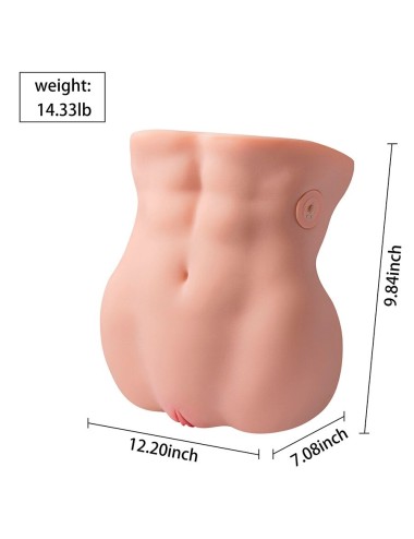 XISE - LYDIA VAGINA FEMININA MASTURBADOR COM IMPULSO 25 CM