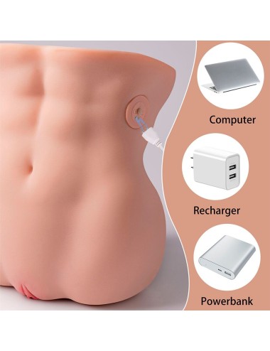 XISE - LYDIA VAGINA FEMININA MASTURBADOR COM IMPULSO 25 CM