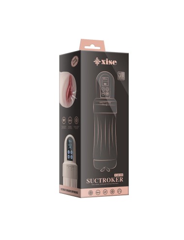 XISE - SUCTROKER V3.0 III MASTURBADOR VAGINA COM VIBRAÇÃO