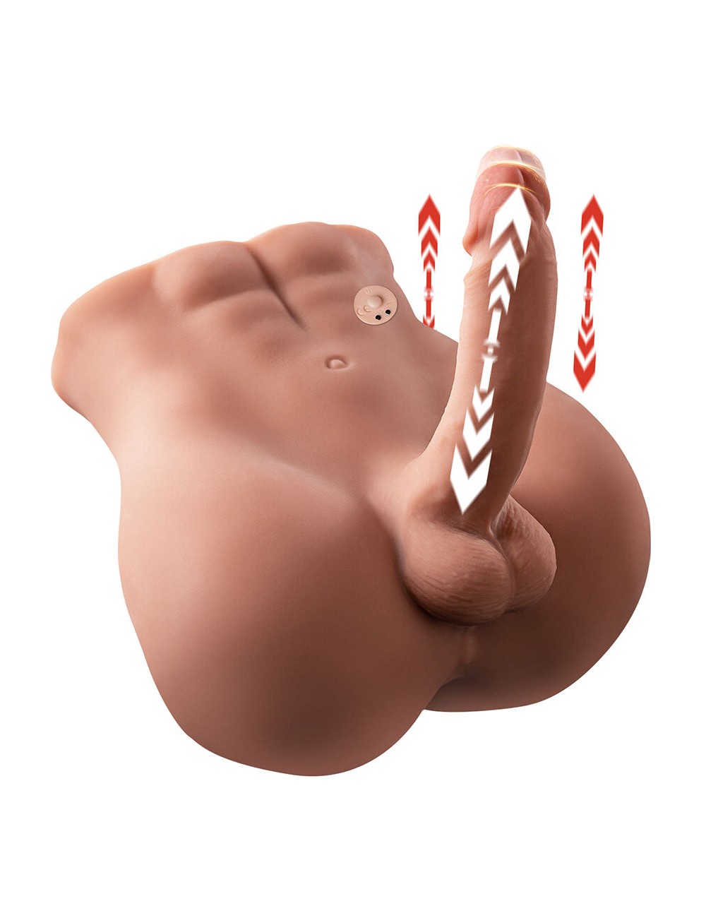 XISE - BERTLETT DILDO ASS DILDO REALISTA E ÂNUS MASTURBADOR POSIÇÃO FRONTAL COM IMPULSIONAMENTO 18 CM XISE - BERTLETT DILDO ASS DILDO REALISTA E ÂNUS MASTURBADOR POSIÇÃO FRONTAL COM IMPULSIONAMENTO 18 CM
