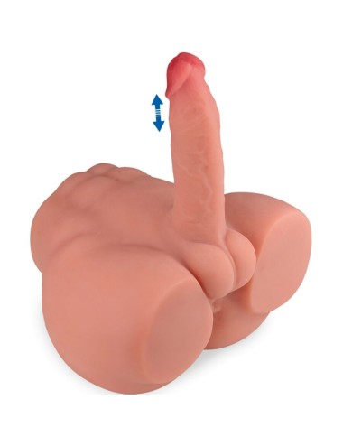 XISE - FREDERICO MASTURBADOR REALISTA DILDO POSIÇÃO FRONTAL COM IMPULSIONAMENTO 15 CM