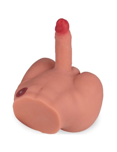 XISE - FREDERICO MASTURBADOR REALISTA DILDO POSIÇÃO FRONTAL COM IMPULSIONAMENTO 15 CM