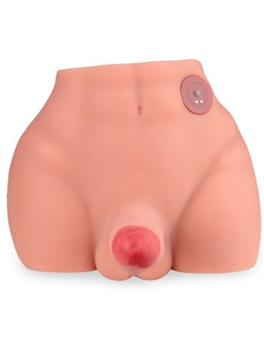 XISE - FREDERICO MASTURBADOR REALISTA DILDO POSIÇÃO FRONTAL COM IMPULSIONAMENTO 15 CM