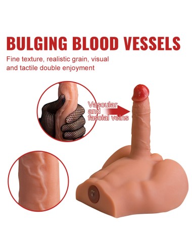 XISE - PEEL DILDO ASS DILDO REALISTA MASTURBADOR POSIÇÃO FRONTAL COM IMPULSO 17