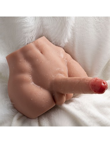 XISE - PEEL DILDO ASS DILDO REALISTA MASTURBADOR POSIÇÃO FRONTAL COM IMPULSO 17,5 CM