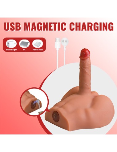 XISE - PEEL DILDO ASS DILDO REALISTA MASTURBADOR POSIÇÃO FRONTAL COM IMPULSO 17,5 CM