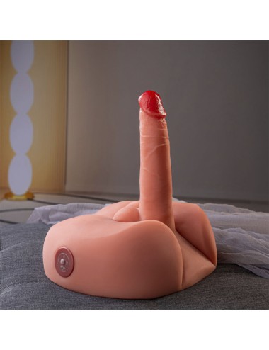 XISE - MEL DILDO REALISTA MASTURBADOR COM VIBRAÇÃO 25 CM