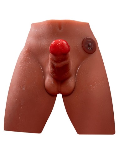XISE - JASON DILDO REALISTA MASTURBADOR COM IMPULSO E VIBRAÇÃO 17 CM
