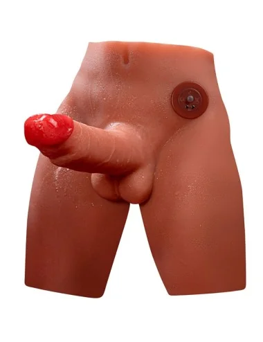 XISE - JASON DILDO REALISTA MASTURBADOR COM IMPULSO E VIBRAÇÃO 17 CM