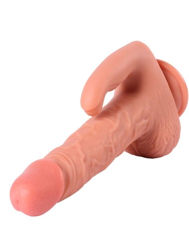 SHEQU - HAYDEN DILDO E ESTIMULADOR DE CLITÓRIS COM VIBRAÇÃO E CONTROLE REMOTO 16 CM