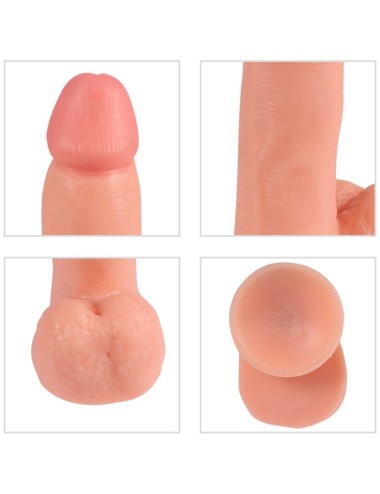SHEQU - ADAM VIBRADOR DILDO COM CONTROLE REMOTO 21 CM
