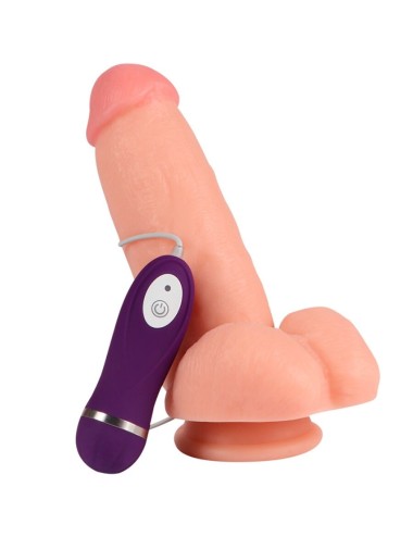 SHEQU - RED EAGLE VIBRADOR DILDO COM CONTROLE REMOTO 17 CM