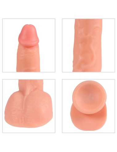 SHEQU - BEAST VIBRATING DILDO COM CONTROLE REMOTO 24,5 CM
