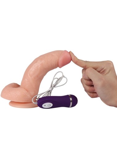 SHEQU - KASSADIN VIBRADOR DILDO COM CONTROLE REMOTO 17,5 CM