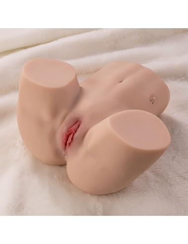 XISE - MAYA SUCKING REALISTA VAGINA E ÂNUS MASTURBADOR COM VIBRAÇÃO E ONDAS ESTIMULANTES 4
