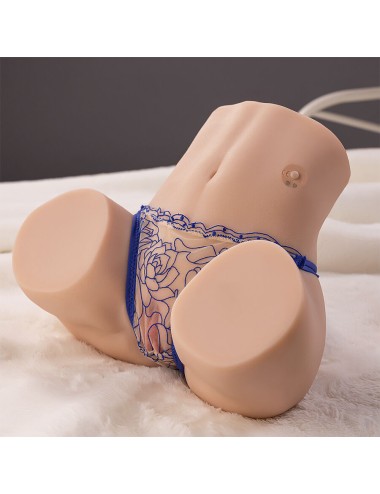 XISE - MAYA SUCKING REALISTA VAGINA E ÂNUS MASTURBADOR COM VIBRAÇÃO E ONDAS ESTIMULANTES 4,5 KG