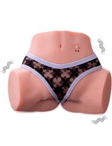 XISE - TRACY VIBRATÓRIO REALISTA MULTIPOSIÇÕES VAGINA E ÂNUS MASTURBADOR