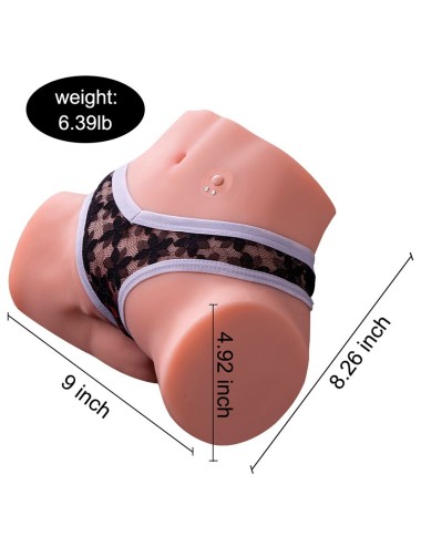 XISE - TRACY VIBRATÓRIO REALISTA MULTIPOSIÇÕES VAGINA E ÂNUS MASTURBADOR