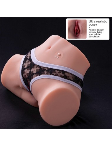 XISE - TRACY VIBRATÓRIO REALISTA MULTIPOSIÇÕES VAGINA E ÂNUS MASTURBADOR