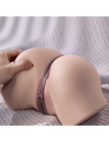 XISE - FENNIE SHAKING MASTURBADOR REALISTA DE VAGINA E ÂNUS MULTIPOSIÇÕES COM VIBRAÇÃO