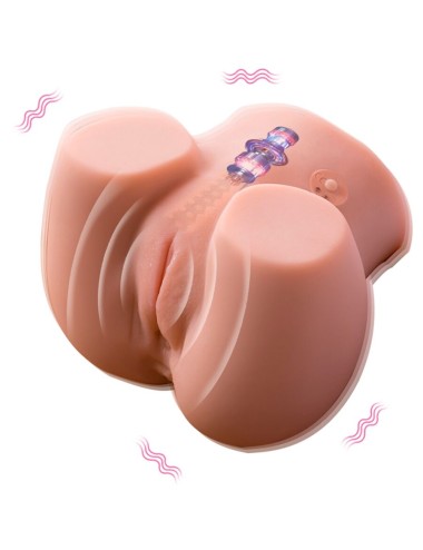 XISE - CONNIE BACK MASTURBADOR VAGINA E ÂNUS REALISTA MULTIPOSIÇÕES COM VIBRAÇÃO