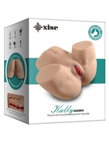 XISE - KALLY REALISTA MULTIPOSIÇÕES MASTURBADOR VAGINA E ÂNUS