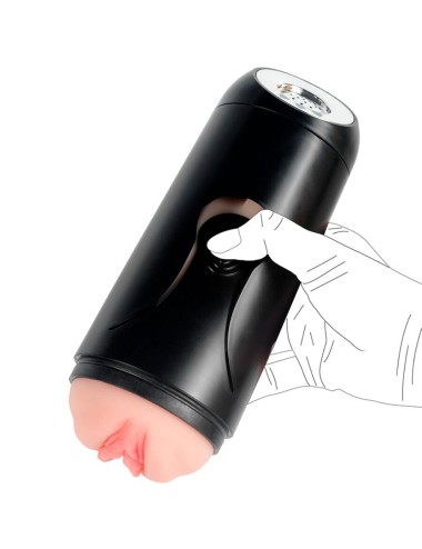SHEQU - MASTURBADOR FANNY VAGINA COM VIBRAÇÃO